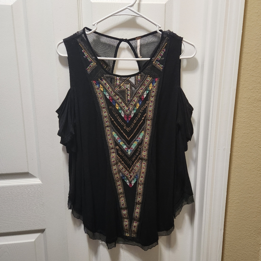 Free People Gypsy Spell Cutout Top Size XS